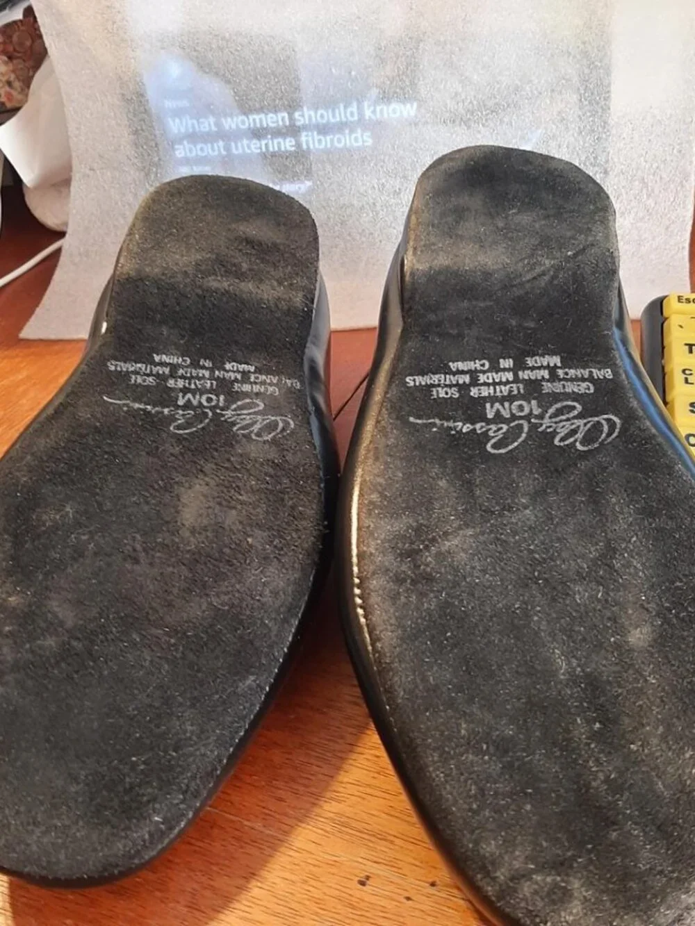 Vintage Oleg Cassini Slip On Loafers Black Size 10 M